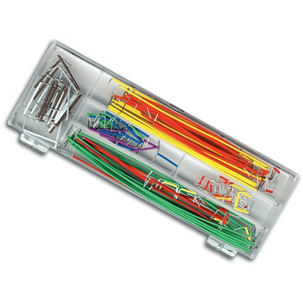 Kit de Fios Unifilares p/ Montagens em Bread Boards - 140pçs 