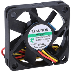 Ventilador 45x45x10mm 12V (3 Fios) - SUNON