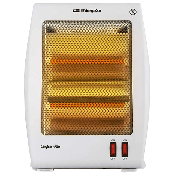 Aquecedor de Quartzo 800W (2 Barras) - ORBEGOZO 