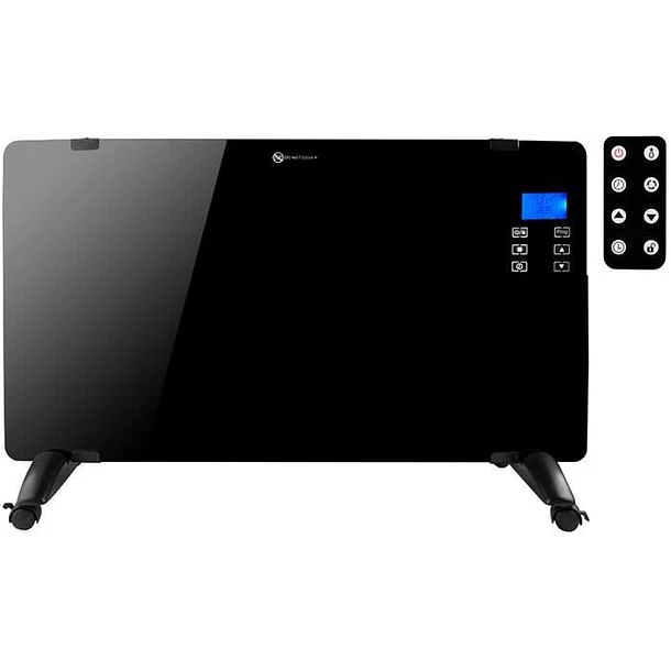 Aquecedor Convector 2000W c/ Painel de Vidro (Preto) - MALATEC 1