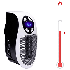 Aquecedor Termo-Ventilador Portátil 400W c/ Ligação Directa à Tomada