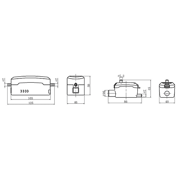 Bomba de Condensados (18L /h 10 mts) p/ Ar Condicionados - HTW 3