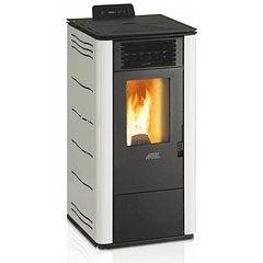 Salamandra de Pellets 7kW Easy S (Branco) - ARTEL