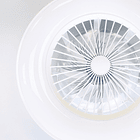 Ventoinha de Teto Ø56cm c/ Iluminação LED CCT Regulável c/ Comando (Branco) - GSC 4