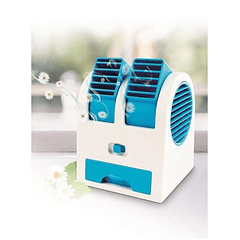 Mini Ventoinha USB/Pilhas c/ Ambientador e Depósito (500ml)