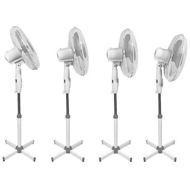 Ventoinha de Pé 3 Velocidades 50W Altura Regulável (Ø40cm) - ESPERANZA 2