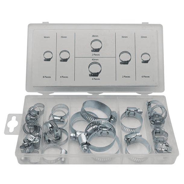 Emb. Abraçadeiras p/ Mangueiras (26pcs) - PEREL 1