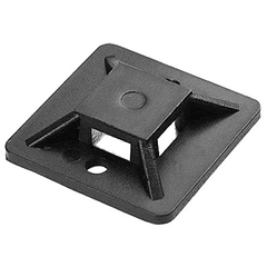 Emb. 50x Suportes Autoadesivos p/ Abraçadeiras 30x30mm (Preto) - ORNO