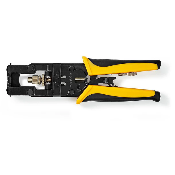 Alicate Cravar Fichas Compressão F/IEC/BNC/RCA - NEDIS 2