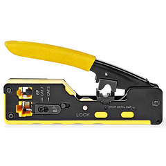 Alicate de Cravar Fichas RJ12 / RJ45 (CAT5/CAT5e/CAT6/CAT6a/CAT7) - NEDIS
