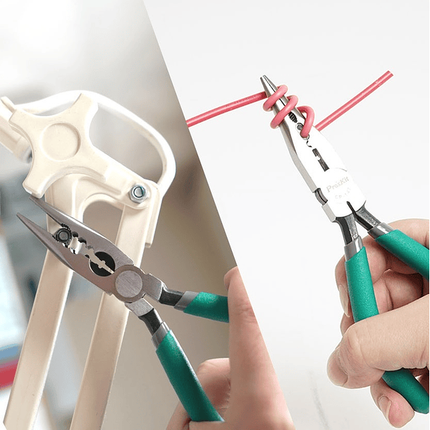 Alicate de Pontas Multifunções p/ Eletricistas - Proskit CP-147 3