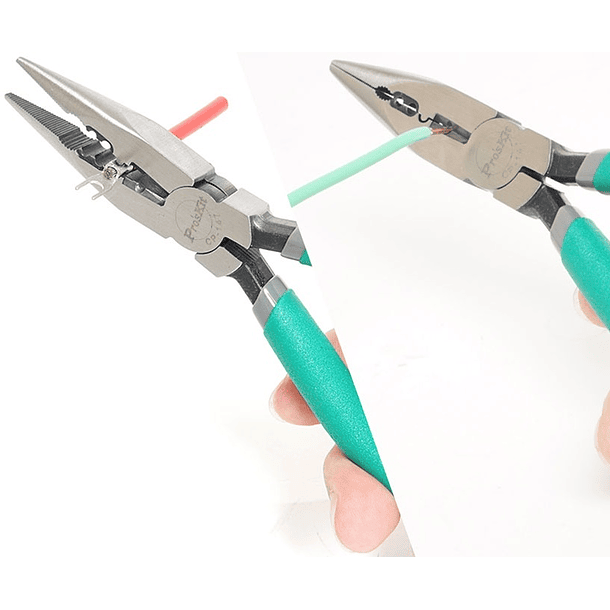 Alicate de Pontas Multifunções p/ Eletricistas - Proskit CP-147 4