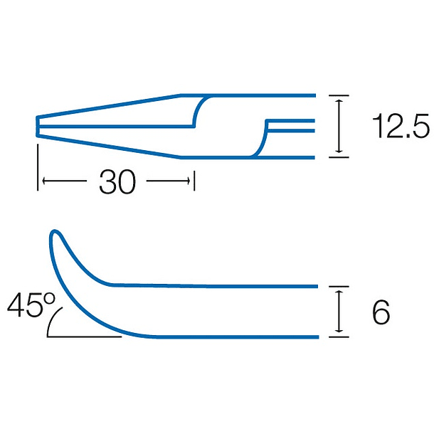 Alicate Pontas Curvas 135mm (Blister) - Proskit 2