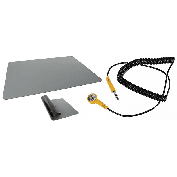 Tapete Anti-Estático de Mesa c/ Cabo Ligação Terra (50 x 60 cm) - VELLEMAN 