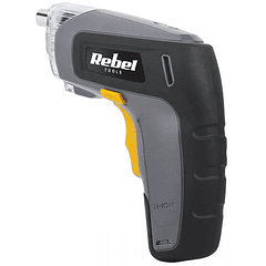 Aparafusadora Recarregável s/ Fios com Iluminação LED (até 230 RPM) - REBEL