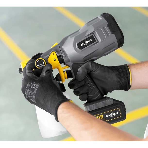 Pistola de Pintura Eléctrica a Bateria - REBEL RB-1061 4