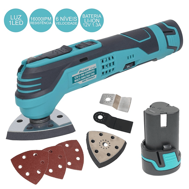 Ferramenta Multifunções Eléctrica s/ Fios - Proskit 