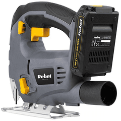 Serra Tico-Tico Recarregável 2300RPM c/ Mala - REBEL