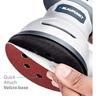 Lixadora Eléctrica 300W 12000RPM c/ 12 Discos e 6 Velocidades (125mm) - BLAUPUNKT 4