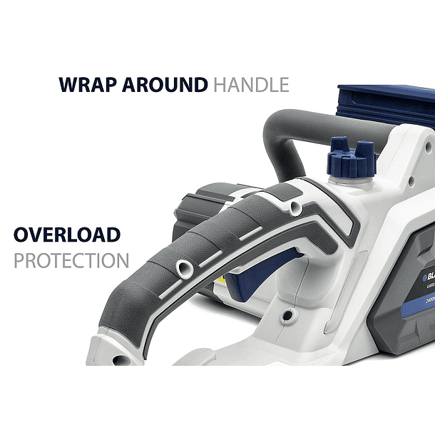 Motoserra Eléctrica Profissional 2400W SDS (44cm) - BLAUPUNKT 3