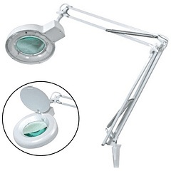 Candeeiro Bancada c/ Lupa 22W 8 Dioptrias - VELLEMAN