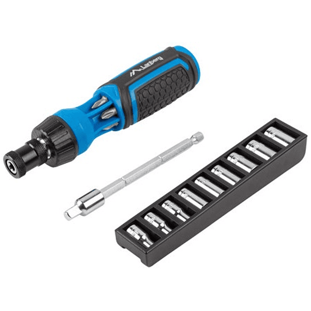 Chave de Fendas Ratchet 9 Bits - LANBERG 1