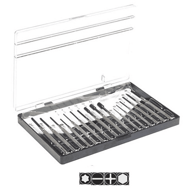 Conjunto de 16x Chaves de Precisão - Toolland 2