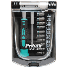 Estojo de Chave de Precisão c/ 22 Bits - Proskit