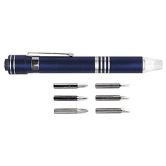 Chave Parafusos 6 em 1 com LED