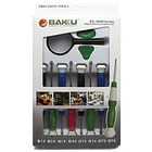 Conjunto 8x Chaves + Acessórios p/ Manutenção de Tablets, Smartphones e MP3 - BAKU 2