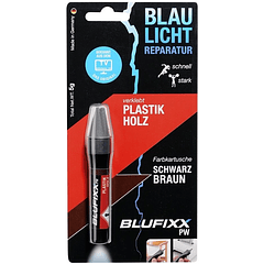 Recarga de Cola Reparadora Plástico e Madeira (PW) Castanho Escuro 5g - BLUFIXX