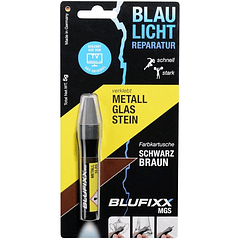 Recarga de Cola Reparadora Metal, Vidro e Pedra (MGS) Castanho Escuro 5g - BLUFIXX