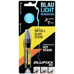 Recarga de Cola Reparadora Metal, Vidro e Pedra (MGS) Castanho-a-Vermelhado 5g - BLUFIXX