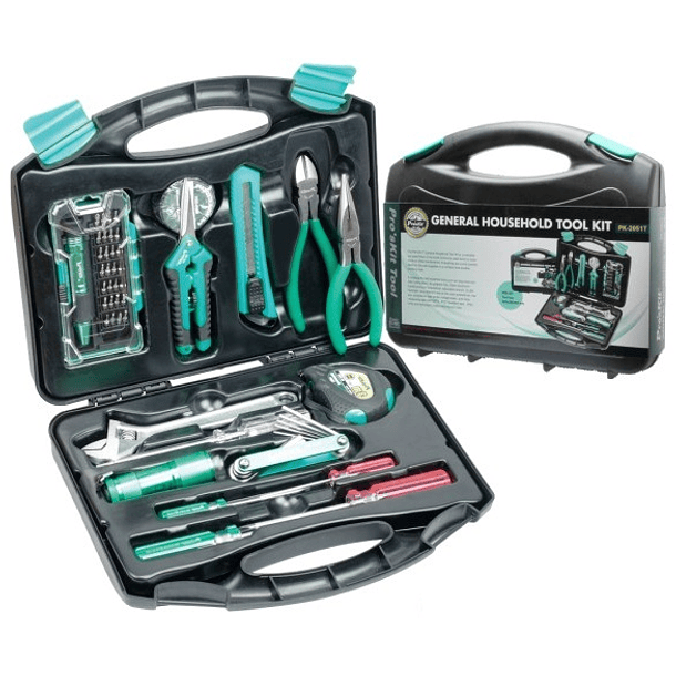 Mala 16x Ferramentas Profissional - Proskit 