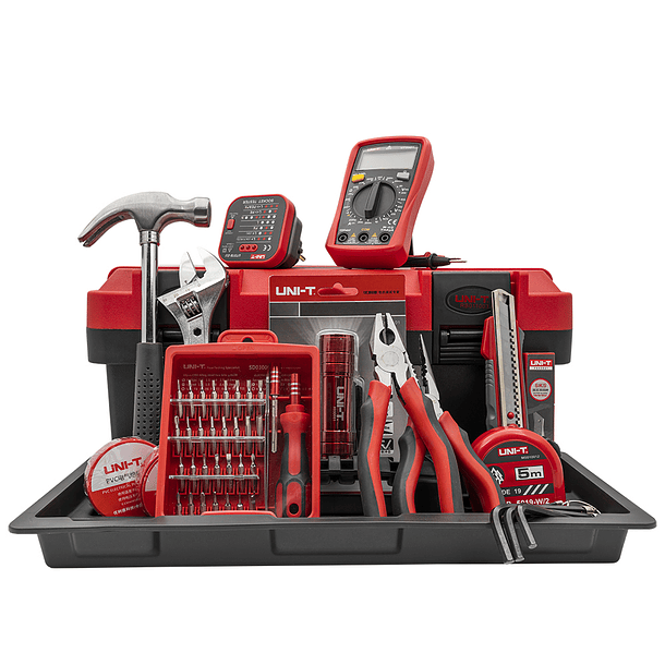 Kit Ferramentas Completo Doméstico (15 pcs) - UNI-T 