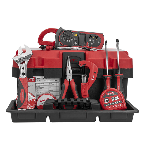 Kit Ferramentas Aquecimento, Ventilação e Ar Condicionado (HVAC) 11 pcs - UNI-T 