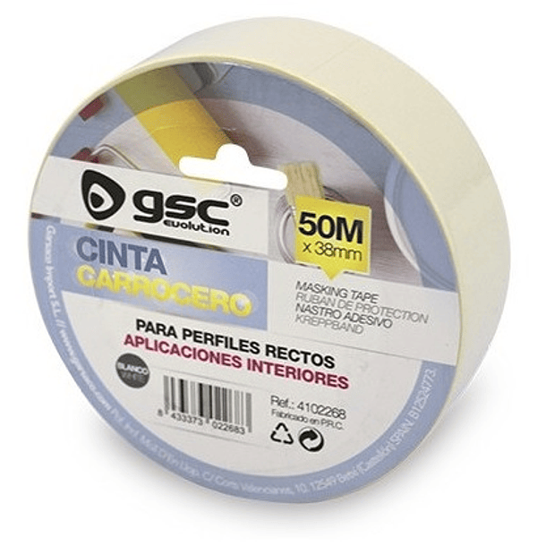 Fita Crepe de Papel p/ Pintura (38mm x 50mts) - GSC 