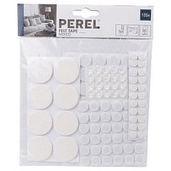 Emb. 135x Autocolantes Adesivos Protectores Feltro (Diversos) - PEREL