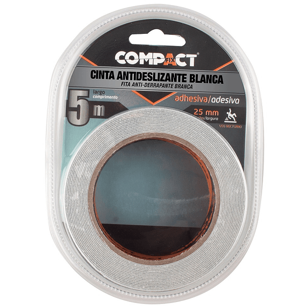Fita Anti-Deslizante (5 mts x 25mm) Transparente - COMPACTFIX 2
