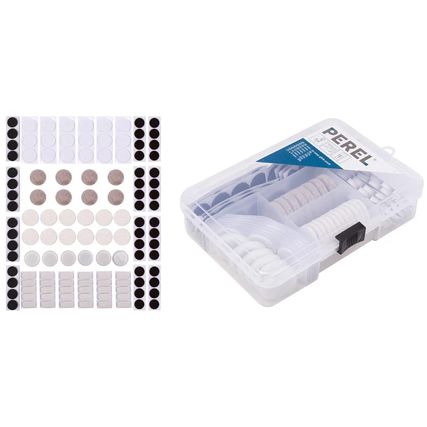 Emb. 122x Autocolantes Adesivos Protectores Feltro (Diversos) - PEREL 