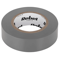 Fita Isoladora Cinza (10 mts) - REBEL
