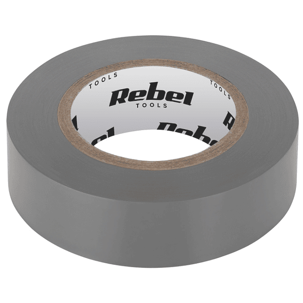 Fita Isoladora Cinza (10 mts) - REBEL 