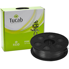 Filamento de Impressão 3D em PETG 2,85mm 1Kg (Preto) - TUCAB