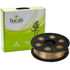 Filamento de Impressão 3D em PLA 4032D 1,75mm 1Kg (Cobre) - TUCAB