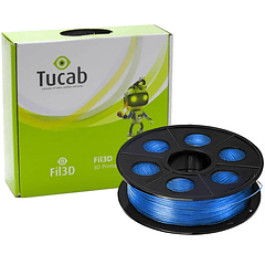 Filamento de Impressão 3D em PETG 1,75mm 1Kg (Azul) - TUCAB