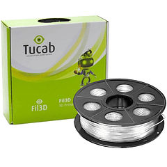 Filamento de Impressão 3D em ABS 2,85mm 1Kg (Branco) - TUCAB