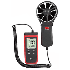 Anemómetro Digital 0~30M/S com Função de Temperatura - UNI-T