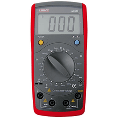 Capacimetro, Medidor Indutâncias e Ohmimetro Digital - UNI-T