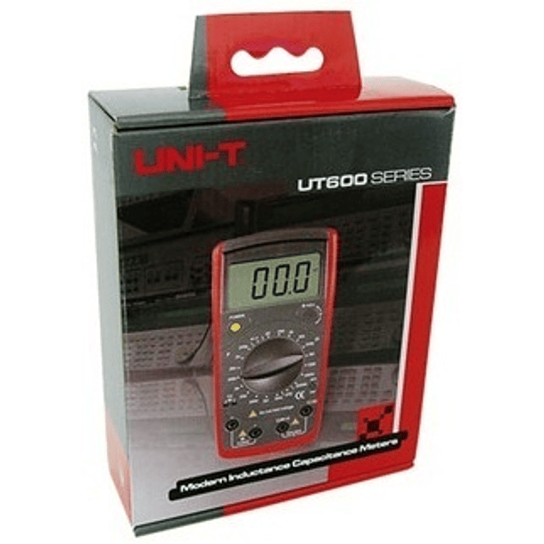 Capacimetro, Medidor Indutâncias e Ohmimetro Digital - UNI-T 4