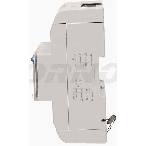 Medidor Digital de Custos de Energia p/ Calha DIN (Trifásico) 3x20(120)A - ORNO 3